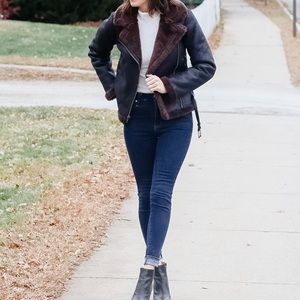 Abercrombie high rise skinny jeans